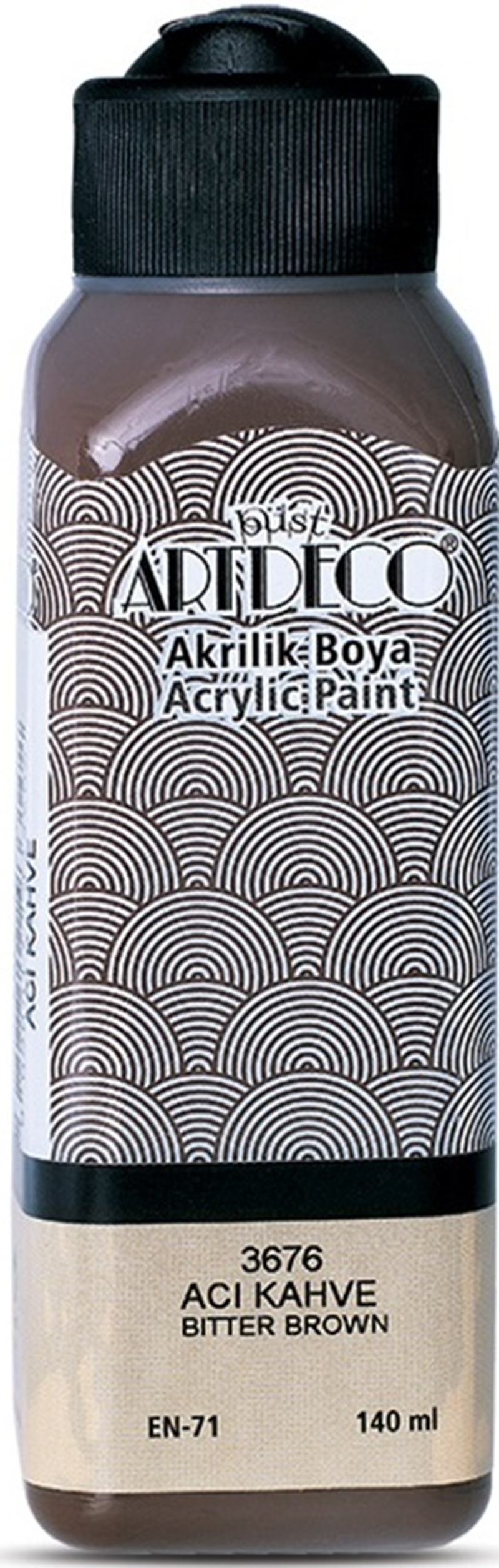 Artdeco Akrilik Boya 140 Ml Acı Kahve Y-070r-3676