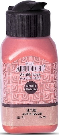 Artdeco Akrilik Boya Metalik 75 Ml Antik Bakır Y-071ı-3738