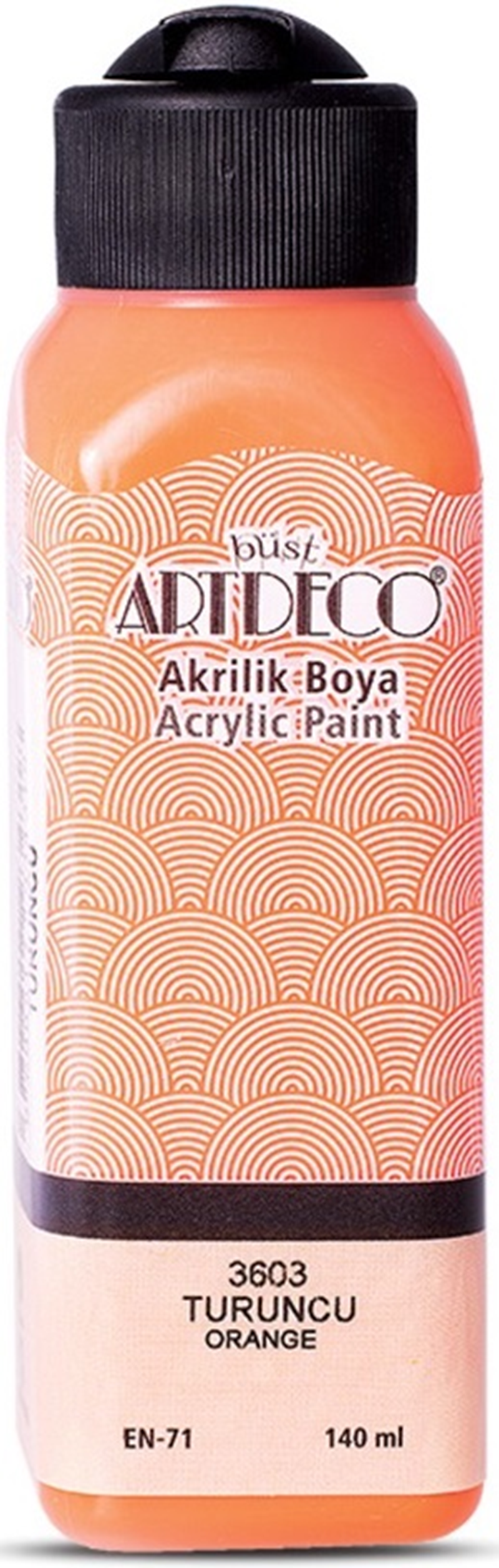 Artdeco Akrilik Boya 140 Ml Turuncu Y-070r-3603